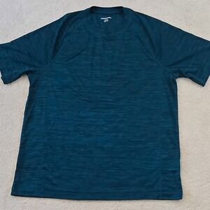 Amazon‎ Essentials Performance Tech Tee Teal Heather Men's XL